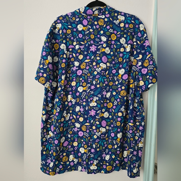 Men's Peanuts Short Sleeves Woven Shirt Size XL - Picture 4 of 14